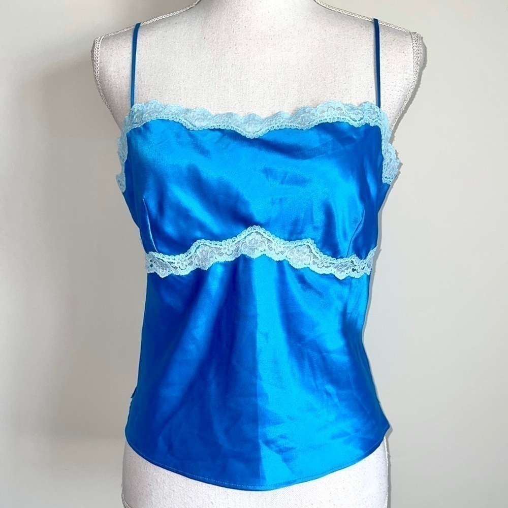 Victoria’s Secret 2006 Electric Blue Satin Cami
